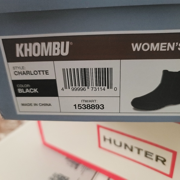 NEW Khombu Charlotte Womens Black Pull On Winter Snow Ankle Boots - Picture 3 of 7